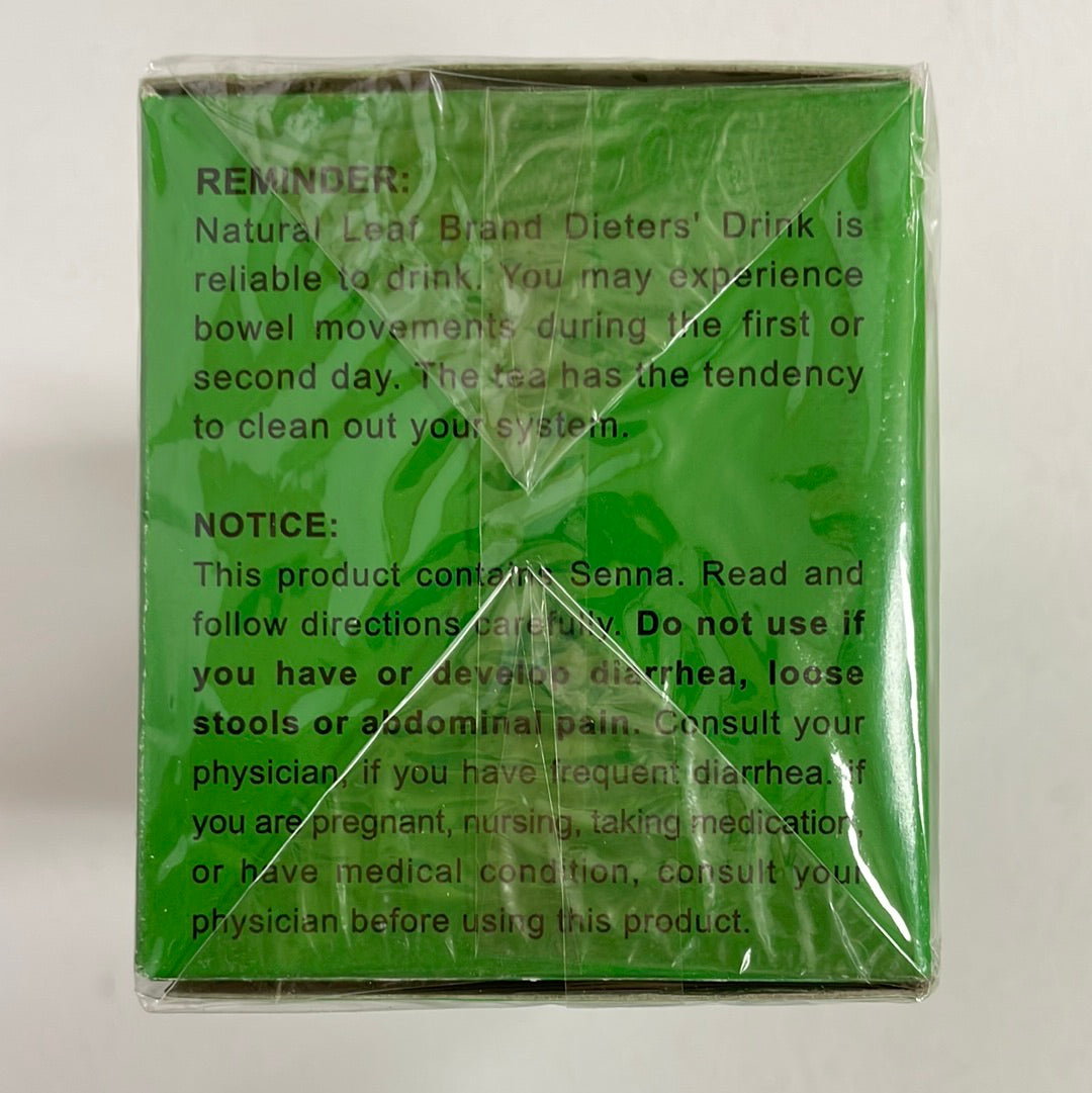 Natural Leaf Brand Dieter’s Drink Tea (18 bags)