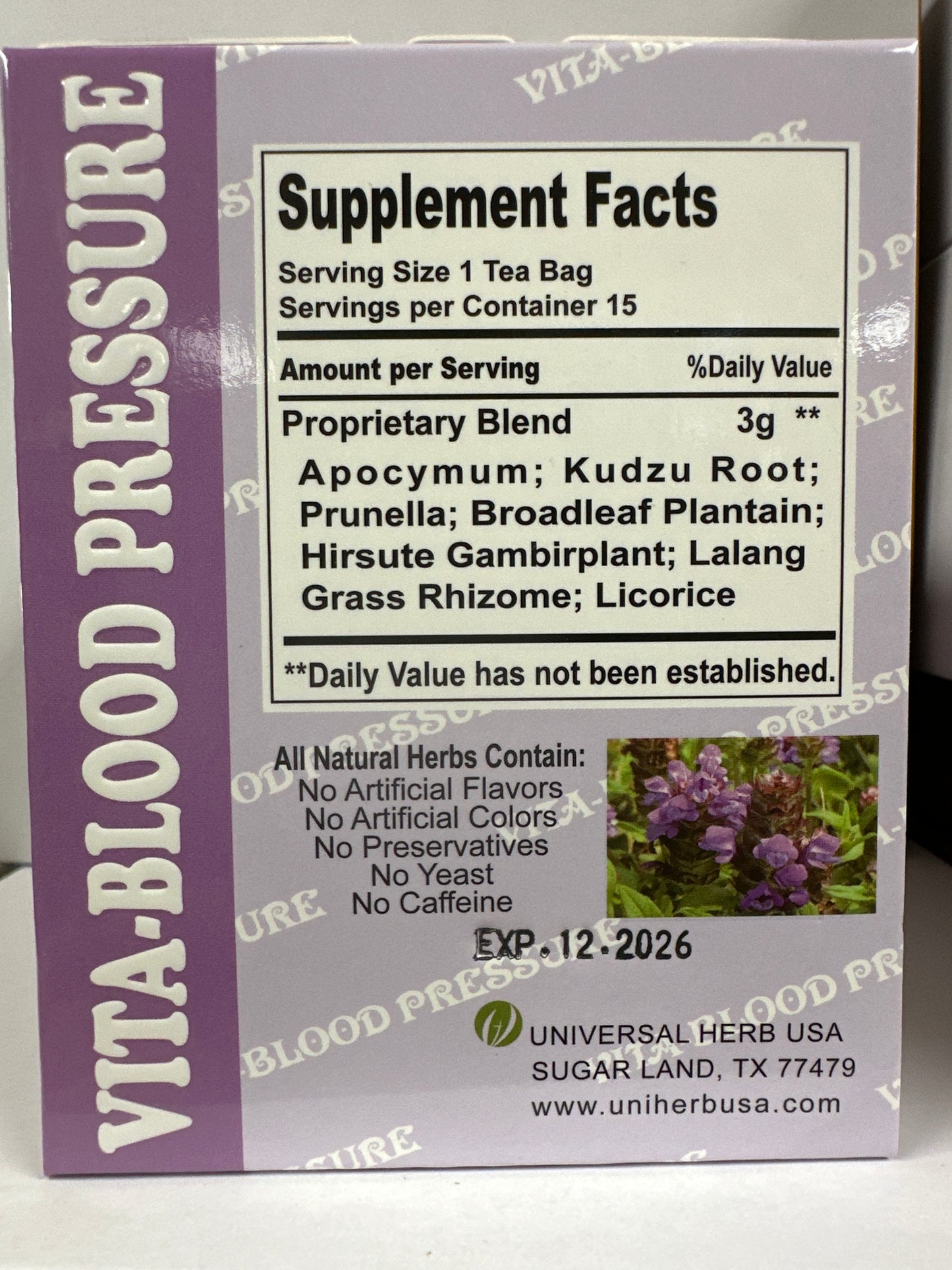 Vita Blood Preasure (15 bags)
