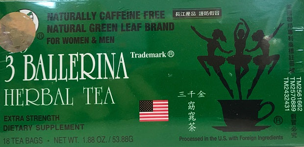 3 Ballerina Herbal Tea (18 bags)