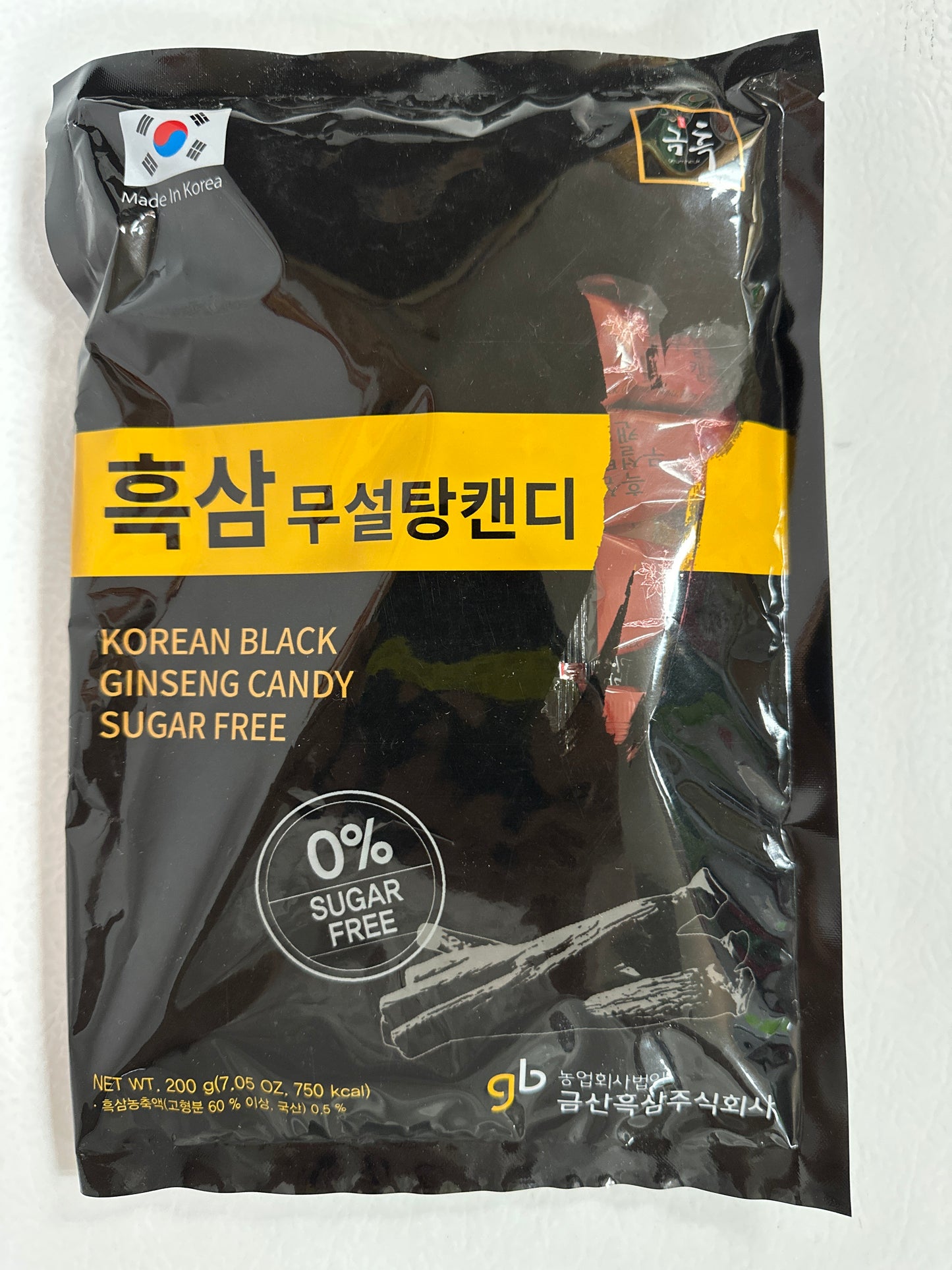 Korean Black Ginseng Candy Sugar Free