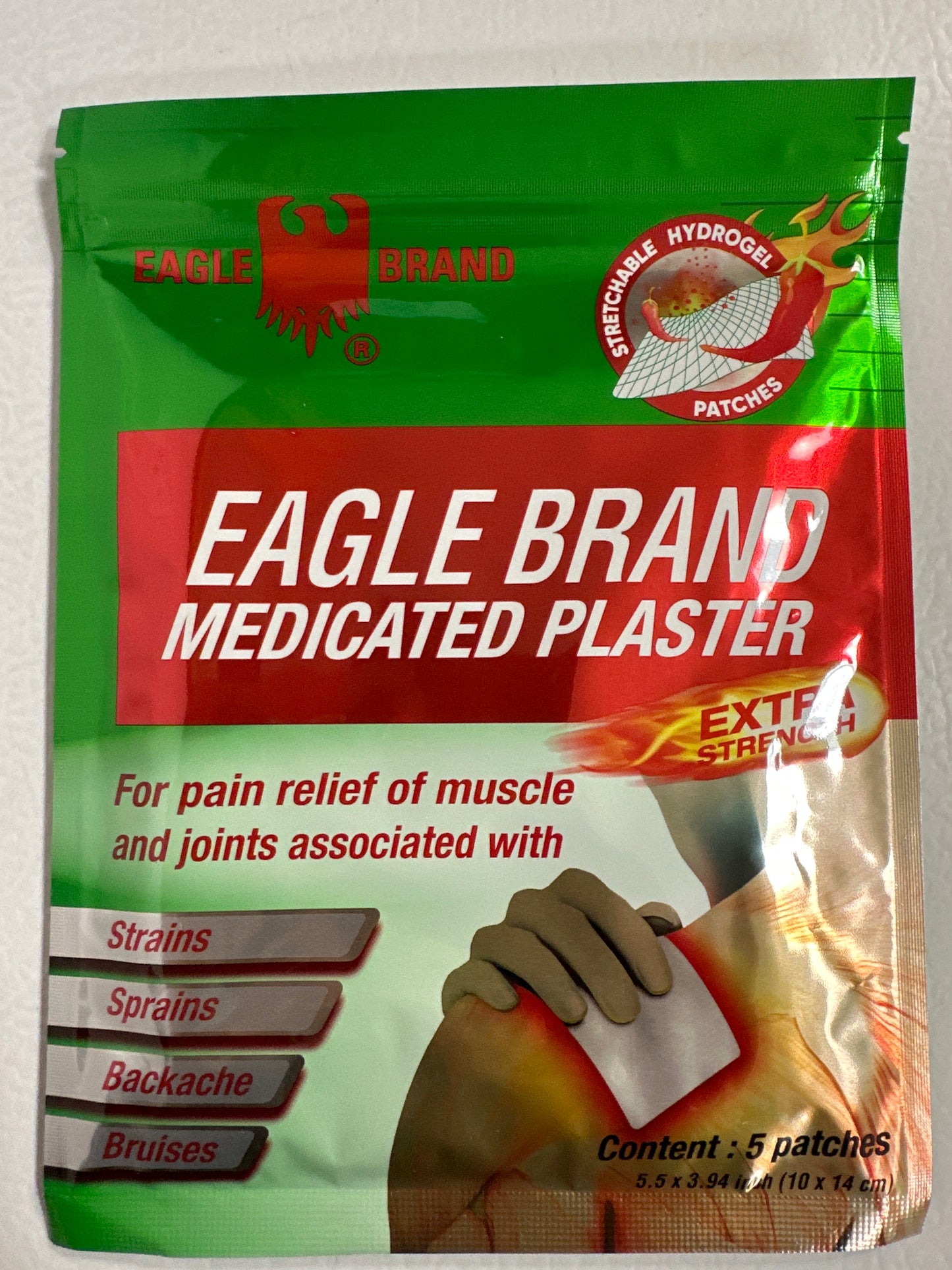Eagle Brand Medicated Plaster (5 patches)