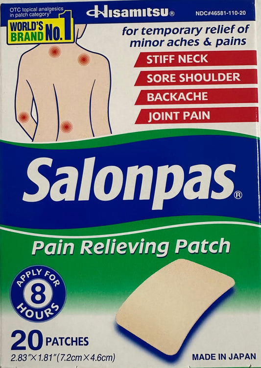 Salonpas Pain Relieving Patch ( 20 patches)