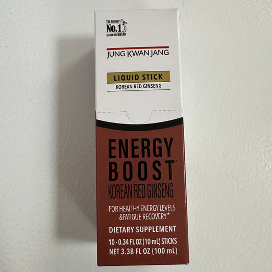 Energy Boost Korean Red Ginseng Liquid Stick by Jung Kwan Jang