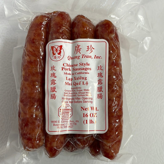 Quang Tran Chinese Style Pork Sausages (Lap Xuong Mai Que Lo)