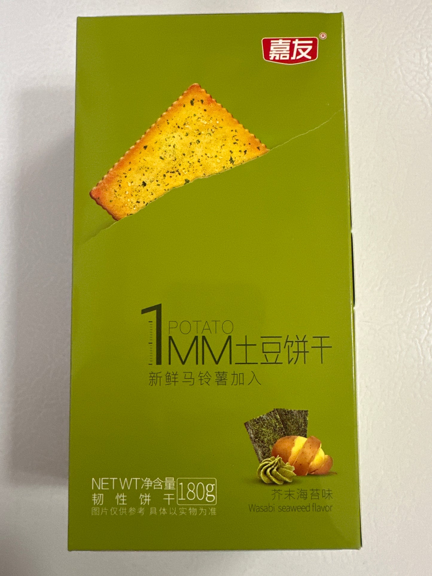 1MM Potato Cracker (Wasashi seaweed flavor)