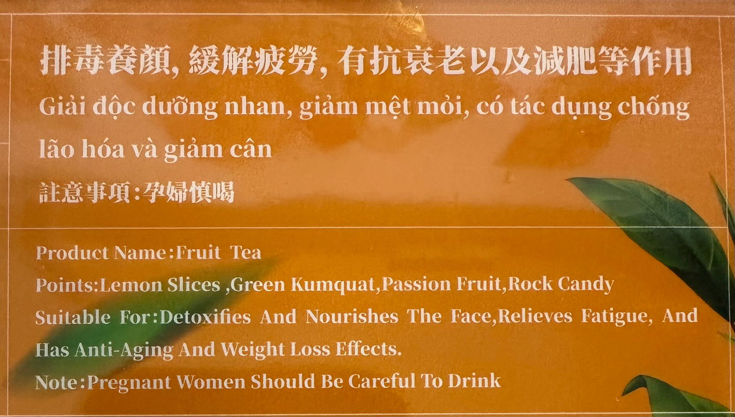 Fruit Tea (水果茶） trả trái cây - 15 bags