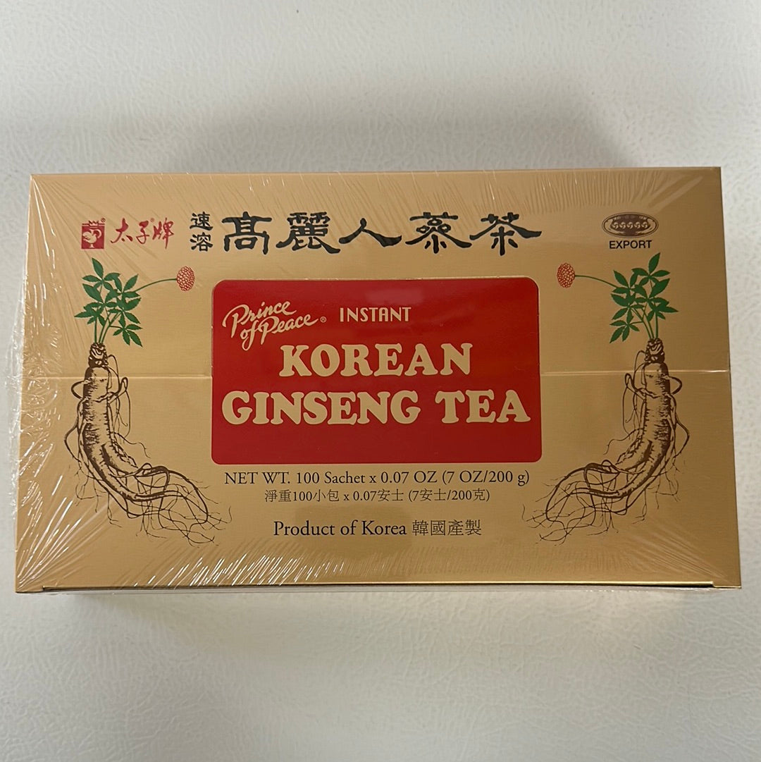 Korean Ginseng Tea Instant (7oz x 100 bags) (Prince of Peace)