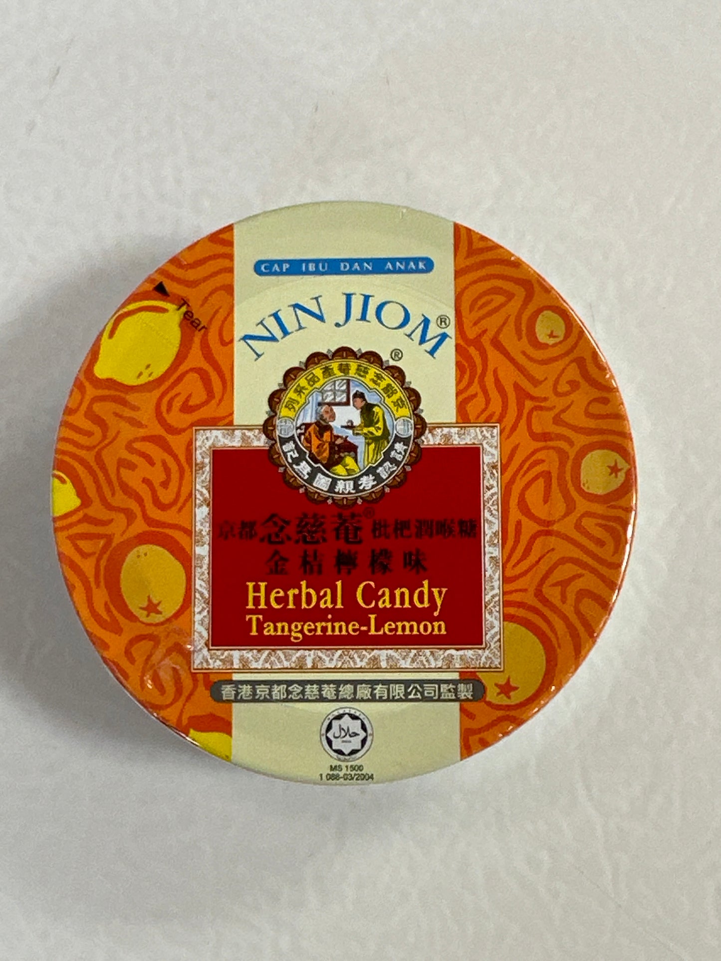 Nin Jiom Herbal Candy - Tangerine-Lemon