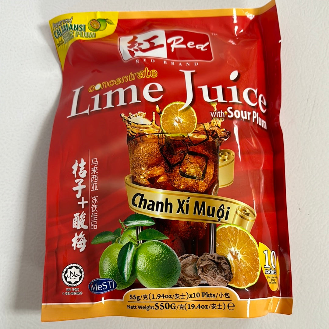 Lime Juice with Sour Plum (Chanh Xi Muoi)