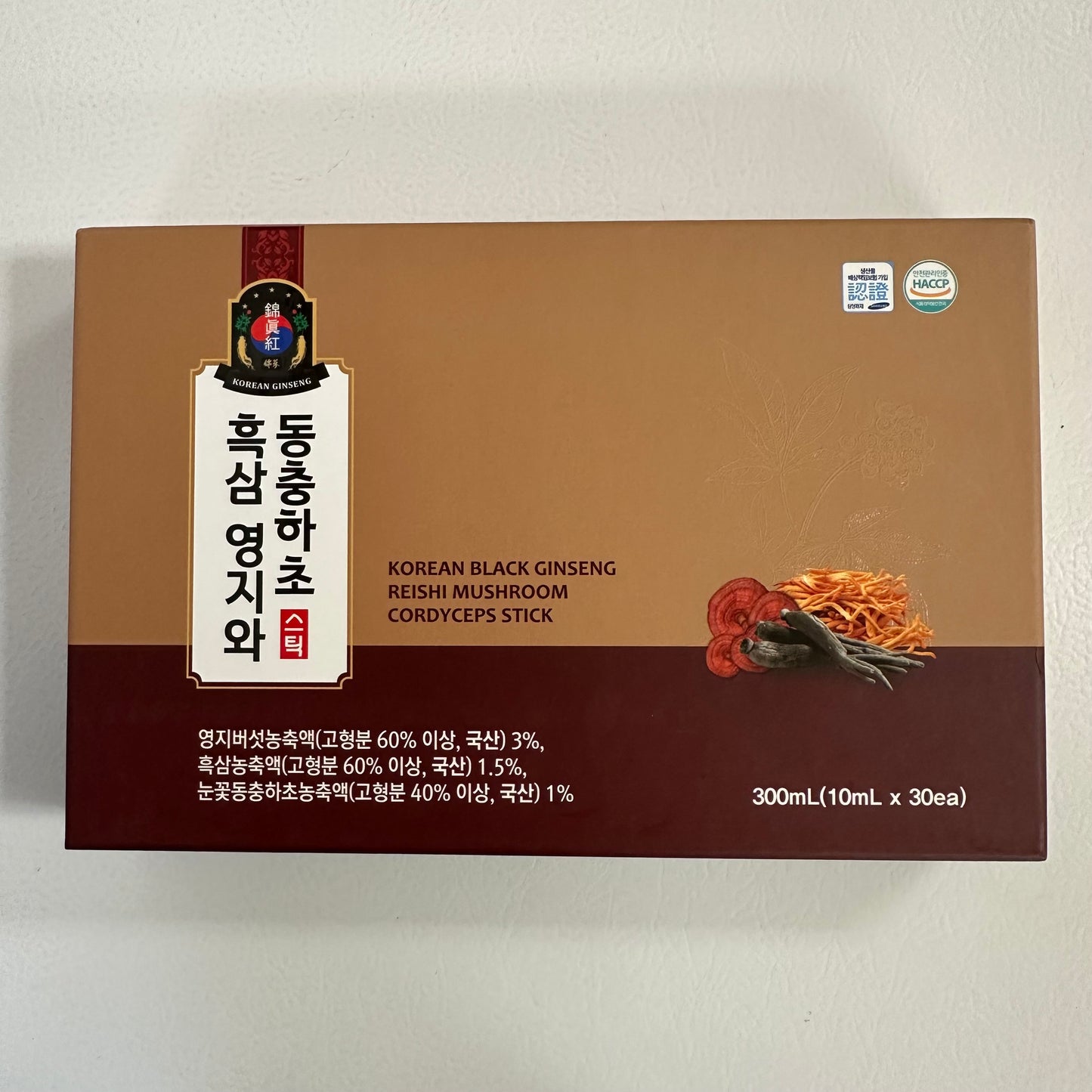 Korean Ginseng - Reishi - Cordyceps (30 sticks)