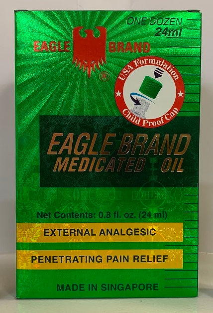Eagle Brand Medicated Oil (24ml - 12 bottles)